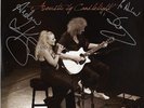 QUEEN : 2LP - KERRY ELLIS & BRIAN MAY - ACOUSTIC BY CANDLELIGHT - FULLY SIGNED