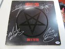 MOTLEY CRUE Shout At the Devil LP ELEKTRA signed by all 4 PSA COA VG 80s metal