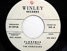 PARAGONS 45 FLORENCE / Hey little school girl WINELY (PROMO) M-Doowop w4544