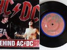 AC/DC Vinyl Single Behind AC/DC mit Bon Scott
