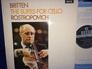 SXL 6393 *WIDEBAND* 1ST *ROSTROPOVICH* PLAYS *BRITTEN CELLO SONATAS* BRITTEN* NM