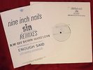 Nine Inch Nails: Sin US TVT White Label Test Pressing w/PRESS SHEET - BEAUTIFUL