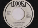 DAVE NEWMAN: Make Up Your Mind / Can't Take No For An Answer 45 (dj) rare Soul