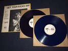 TMOQ THE ROLLING STONES GET YOUR ROCKS OFF 2 LP CRYSTAL BLUE / DARK BLUE VINYL