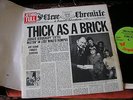 JETHRO TULL -   Thick As A Brick,   ORIGINAL 1972 UK 'NEWSPAPER' LP... NICE COPY