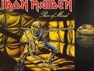 IRON MAIDEN piece of mind EMA 800 A2U/B1U early press gatefold uk LP PS EX/EX