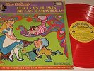 ALICE IN WONDERLAND - MEXICAN RED LP ILLUSTRATED walt disney ALICIA EN EL PAIS