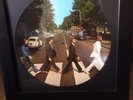 THE BEATLES ABBEY ROAD VINYL LP PICTURE PIC DISC FRAMED + SLEEVE