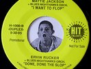 MATTIE JACKSON I WANT TO FLOP RARE PROMO ERVIN RUCKER DONE DONE THE SLOP  R&B 45