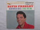 ELVIS PRESLEY HEARTBREAK HOTEL 45 +PS RARE GOLD STANDARD SERIES RCA 447-0605