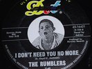 Garage Surf 45 THE RUMBLERS Boss / I Don't Need You No More Dot
