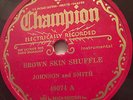 BIG BILL BROONZY & STEELE SMITH CHAMPION 40074 BLUES 78 RPM RECORD E+