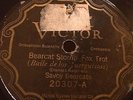 HOT JAZZ 78 RPM SAVOY BEARCATS Victor 20307 BEARCAT STOMP/How COuld I Be Blue V+