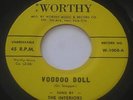 The INTERIORS Voodoo Doll/Darling Little Angel 45 Worthy Mod Doo Wop Mambo RE