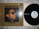 LIGHTNIN' HOPKINS-LET'S WORK AWHILE 1971 1ST PRESS BLUE HORIZON LP