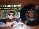 ROY ORBISON Crawling Back b/w It You Can't Say Something 45 RARE PS MGM K-13410