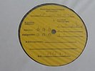 Metallica European Tour '90 very rare test pressing LP