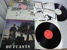 2 PUNK LP THE OUTCASTS - BLOOD AND THUNDER 1982 Anti Pasti Caution In The Wind