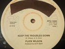 Flick Wilson Keep The Troubles Down Killer Roots 12