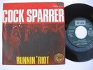 COCK SPARRER - 45 Spain PS – MINT * Runnin’ Riot * 1977 * Rare Spanish PS PUNK ?