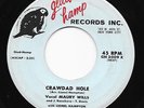 Mod Popcorn R&B 45 MAURY WILLS Crawdad Hole/Bye Bye Blues Glad Hamp HEAR