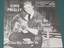 Elvis Presley 47-6643 Love Me Tender 45 W/ 