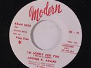 ARTHUR K. ADAMS: I'm Lonely For You / Let Your Hair Down 45 (dj) Soul