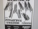 AVENGERS / NEGATIVE TREND / FLESHEATERS 1978 original FLYER Mab SF punk kbd Rare
