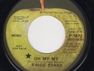 BEATLES 45 RINGO STARR OH MY MY LOS ANGELES APPLE PROMO P-1872