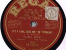 WW1 STANLEY KIRKBY 78 - IT'S A LONG WAY TO TIPPERARY - HELLO WHO'S YOUR LADY FRI