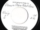 Wings Venus And Mars Rock Show '75 45rpm test pressing (Paul McCartney)