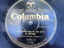 Columbia 14391D Blind Willie Johnson RUN TO THE CITY OF REFUGE VG+ A1/A2 78 rpm