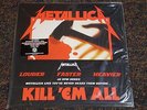 METALLICA SEALED 2 LP SET 45 RPM 180 GRAM KILL 'EM ALL LOUDER FASTER HEAVIER
