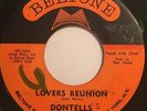 DONTELLS RARE DOO WOP GROUP 45 ON BELTONE RECORD  LABEL LOVERS REUNION 45-2040
