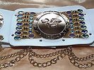 ELVIS STYLE PEACOCK BELT FOR ELVIS 70S JUMPSUITS