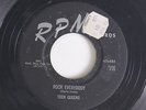 TEEN QUEENS: Rock Everybody / My Heart's Desire 45 (tol) Vocal Groups