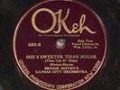 78 RPM -- Bennie Moten's Kansas City Orchestra, Okeh 8255, E-V+ / V+  Jazz