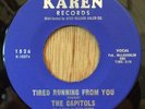 THE CAPITOLS northern soul 45 Tired Of Running From You / In The Groove   Karen