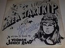 GRACE LEE WHITNEY Take a Star Trip Disco Trekin STAR TREK AUTOGRAPHED 45 7