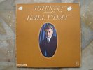 LP JOHNNY CHANTE HALLYDAY E VARTAN POCHETTE PAPIER LABEL NOIR