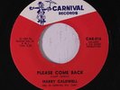 HARRY CALDWELL: Please Come Back 45 (clown lbl) rare Soul