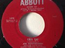 Joe Montgomery 1956 Cool Cat 45 Abbott 189 Rare West Coast Rockabilly EX