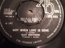 Rare Northern Soul Isley Brothers Why When Love Is Gone TMG 652