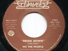 We The People Break Down 70's 45rpm Funk/Soul MP3 to listen the record