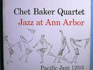 CHET BAKER JAZZ AT ANN ARBOR VERY RARE ORIG '54 PACIFIC JAZZ MONO LP RED WAX