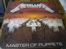 METALLICA SIGNED LP MASTER OF PUPPETS JAMES, JASON, KIRK AND LARS NICE