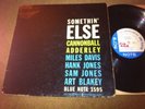 SOMETHIN' ELSE Cannonball Adderley lp BLUE NOTE ORIGINAL DEEP GROOVE 1595 Miles