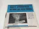 Dusty Springfield Nothing Has Been Proved Japan Promo Pet Shop Boys Rare