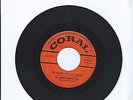 Johnny Burnette Trio 45 RPM The Train Kept A--Rollin'/Honey Hush  Coral 61719