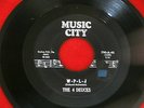 4 DEUCES W .P. L .J  ODD PRESSING DOWN IT WENT MUSIC CITY 790  R&B 45